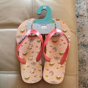Squishable Kids Flip Flops - Pink Cloud Design